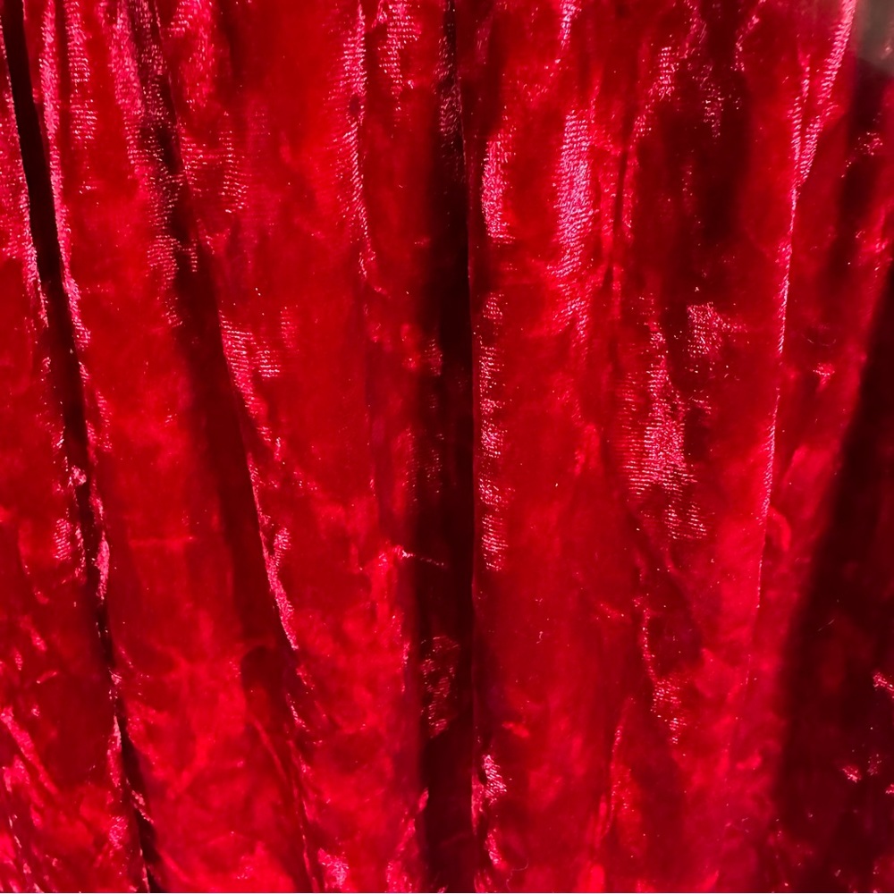Bar III NWT Red Velvet Midi Dress - Picture 7 of 10